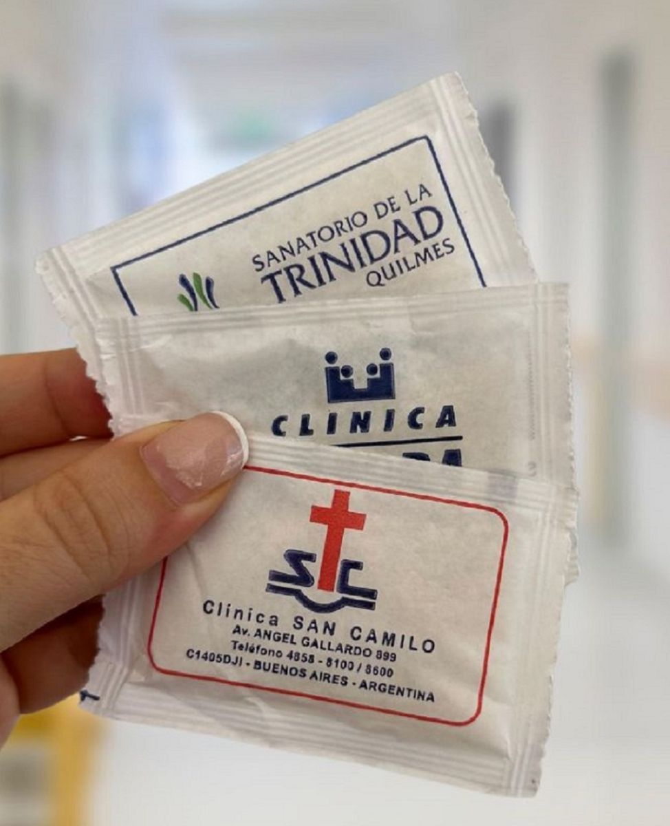 Sobres El Saleciano para clínicas.