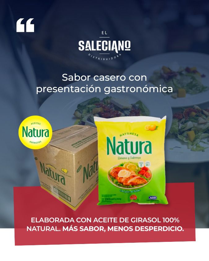 mayonesa natura de 3 kg: somos proveedores mayoristas para gastronomía