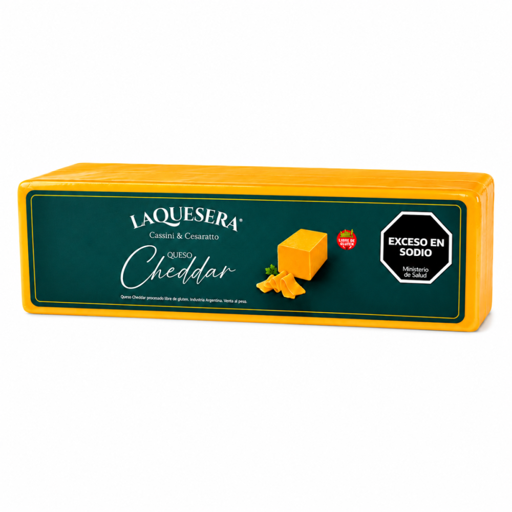 CHEDDAR BARRA LA QUESERA x 1 kg