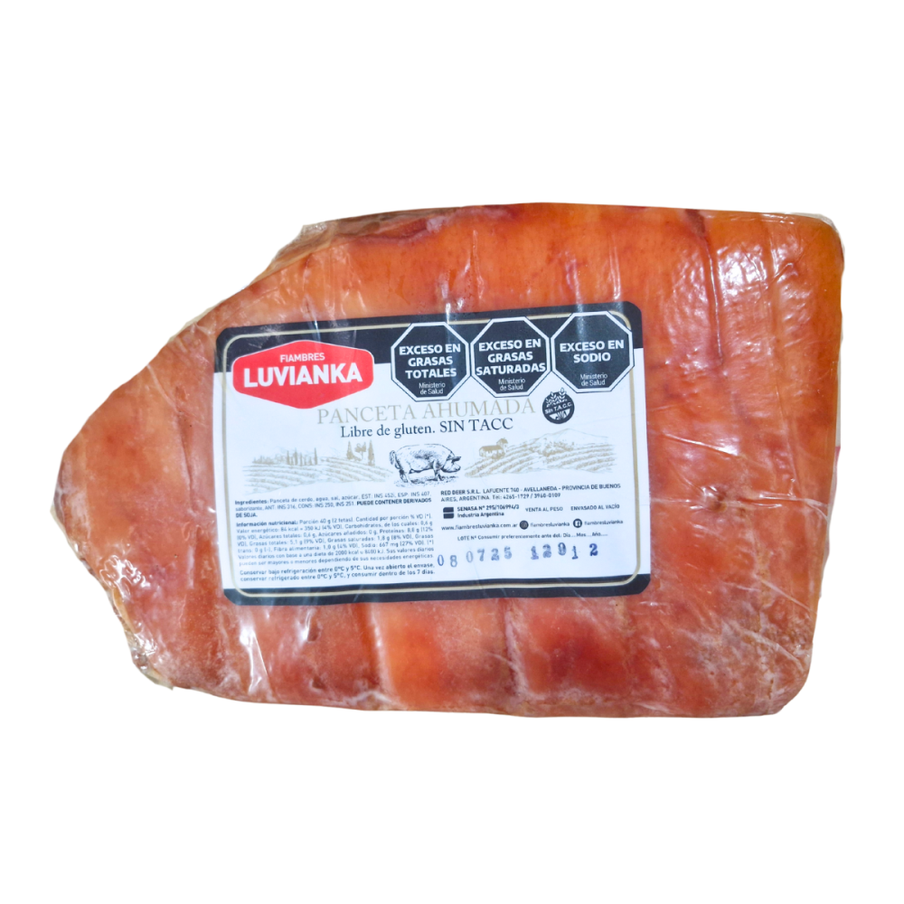 PANCETA AHUMADA TRAD. LUVIANKA SIN TACC x Kg