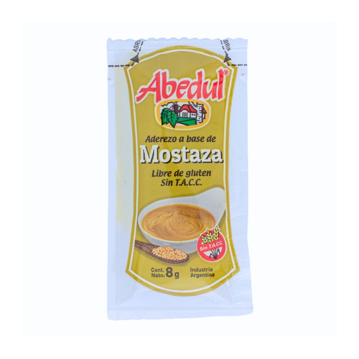 MOSTAZA ABEDUL x 198 unid x 8 g