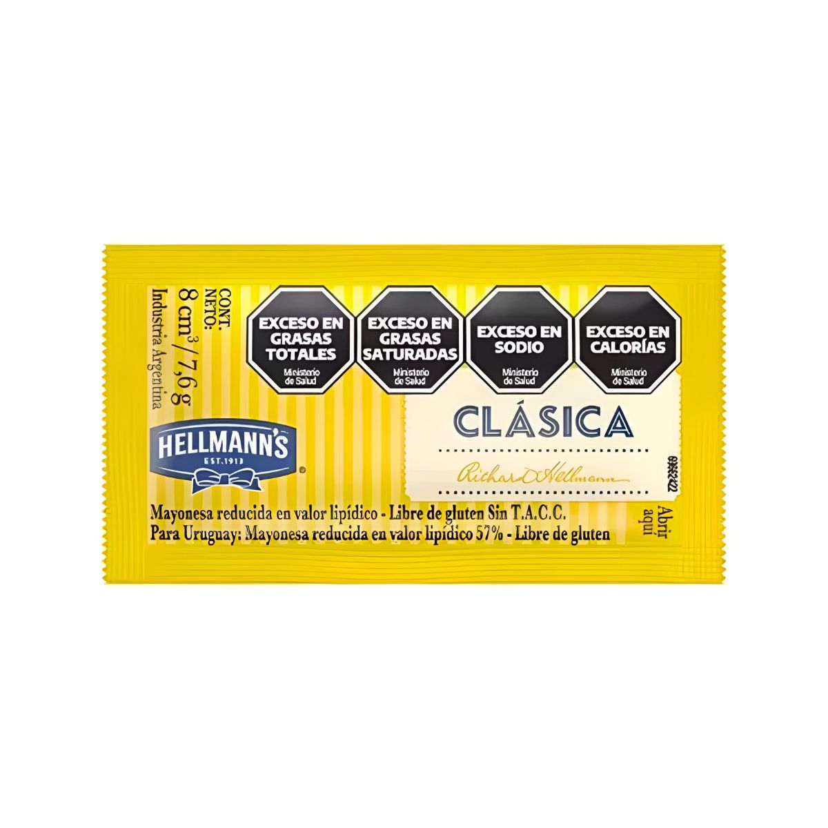 MAYONESA HELLMANS 196 u. x 8 cc