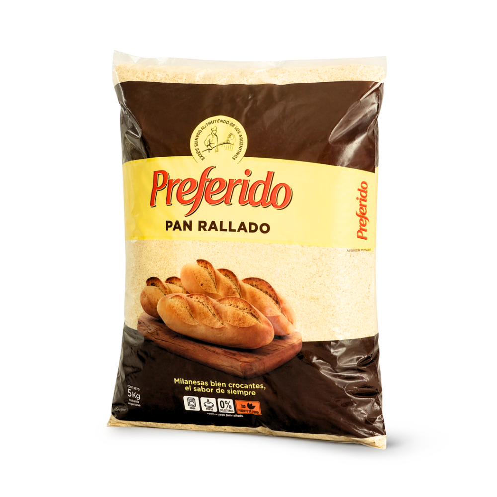 PAN RALLADO PREFERIDO x 5 kg