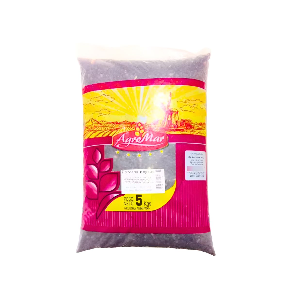 POROTOS NEGROS AGROMAR bolsa x 5 kg