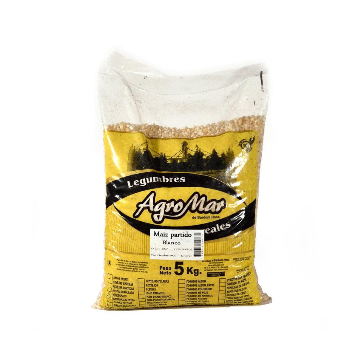 MAIZ PARTIDO BLANCO AGROMAR x 5 kg
