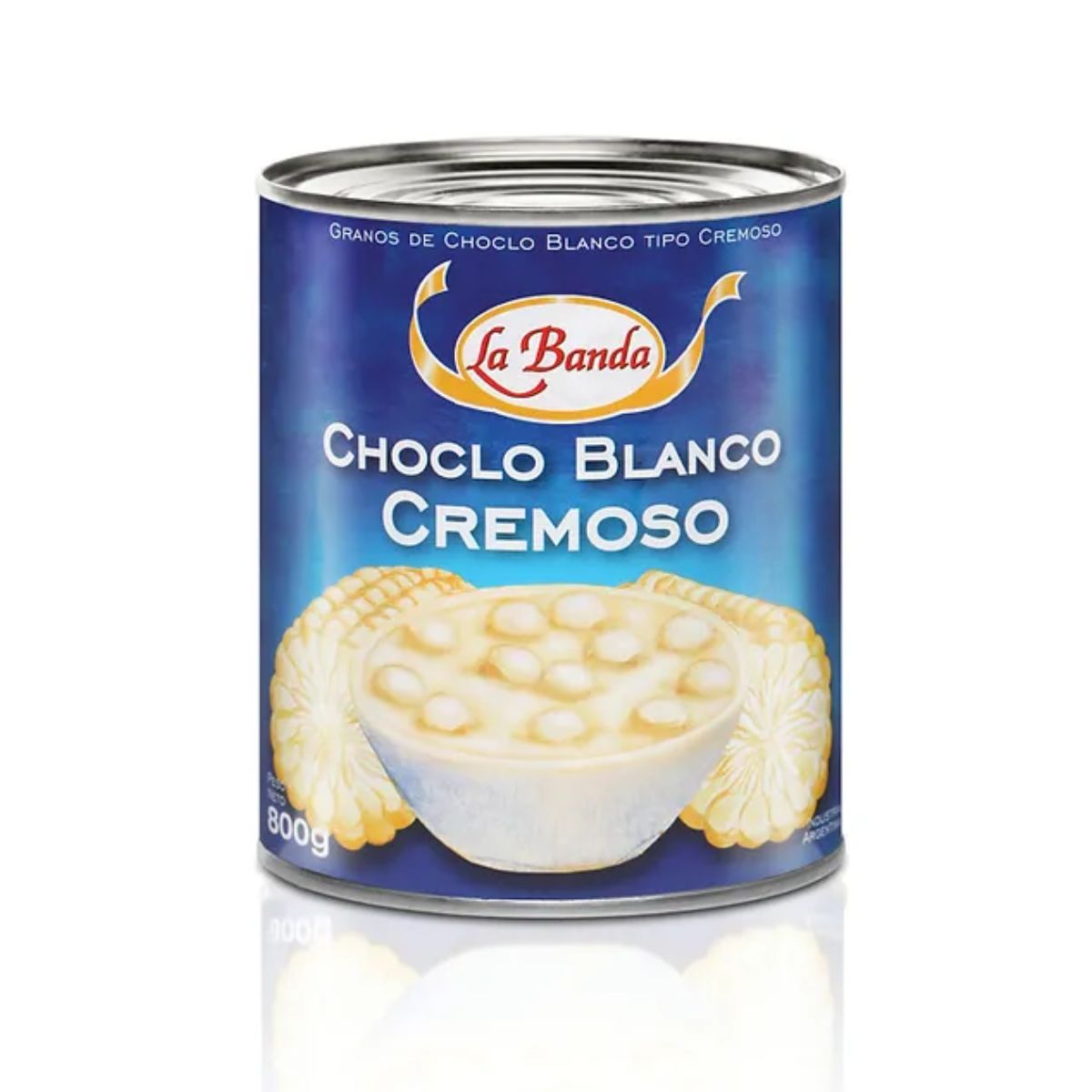 CHOCLO CREMA BLANCO LA BANDA 12 x 800GR