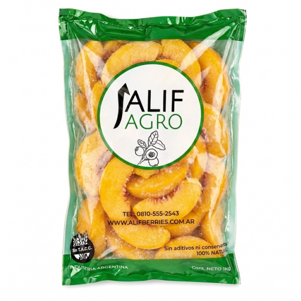 DURAZNO BOLSA CONG. X 10 X 1 KG ALIF AGRO
