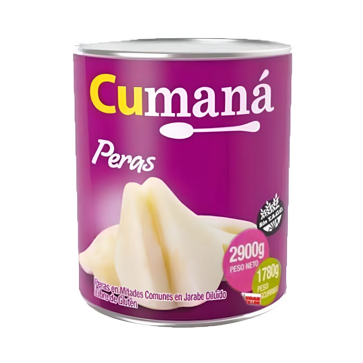 PERAS EN MITADES CUMANA 6 x 3 kg