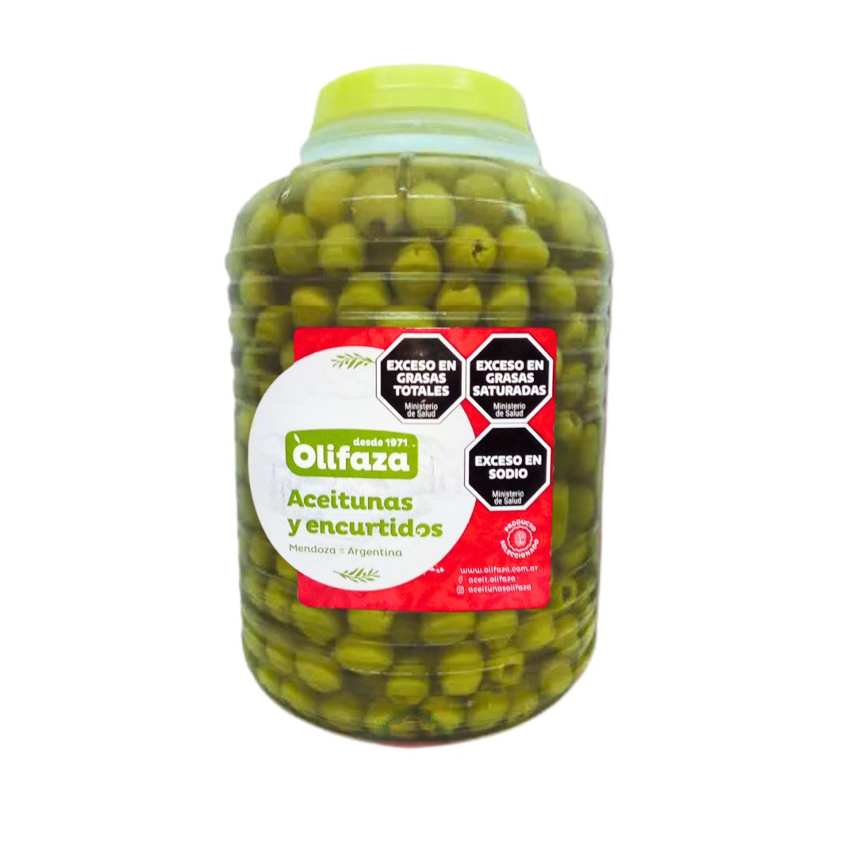 ACEITUNA VERDE DESC.OLIFAZA Nº0 x 5 kg