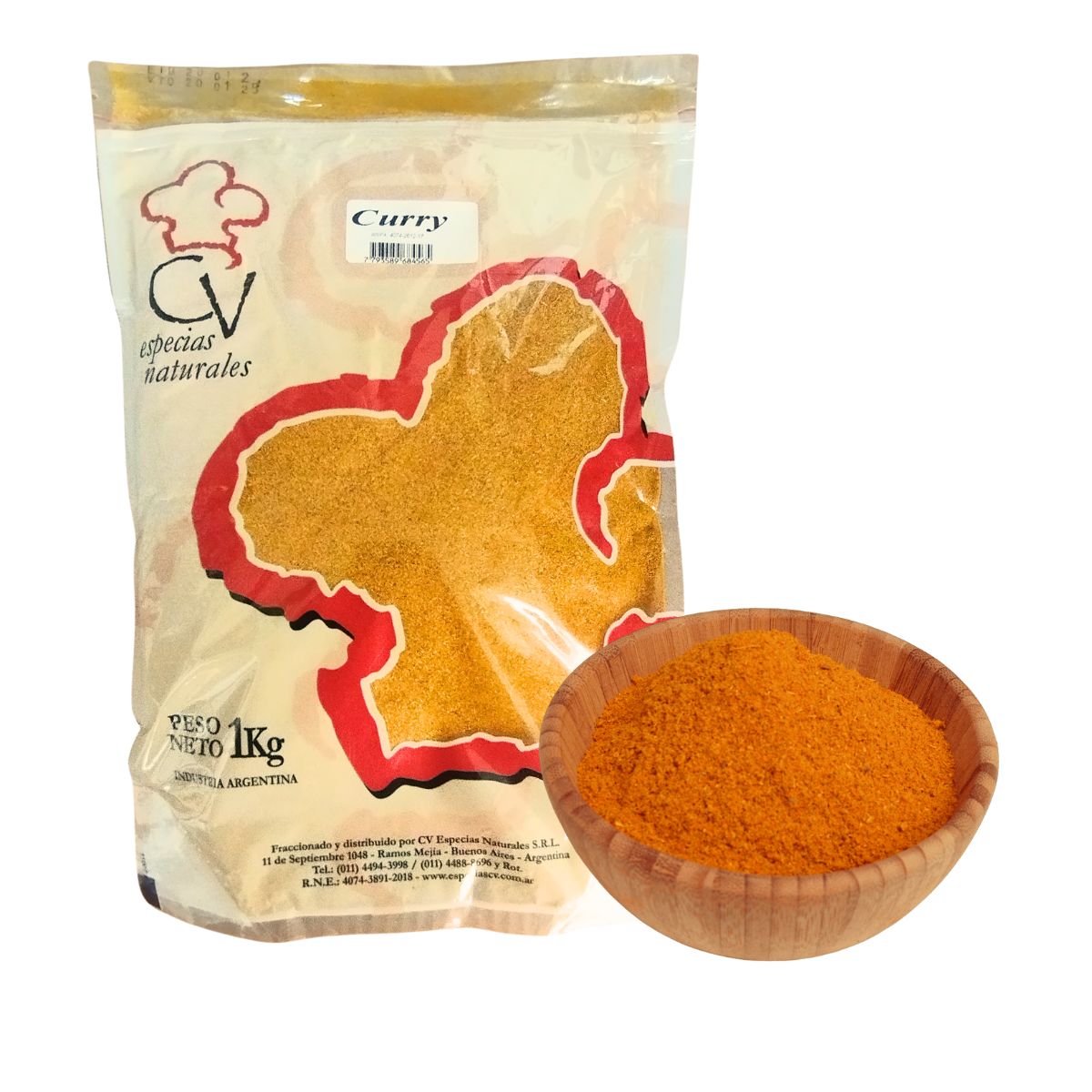 CURRY EXTRA BOLSA CV ESPECIAS x 1 kg