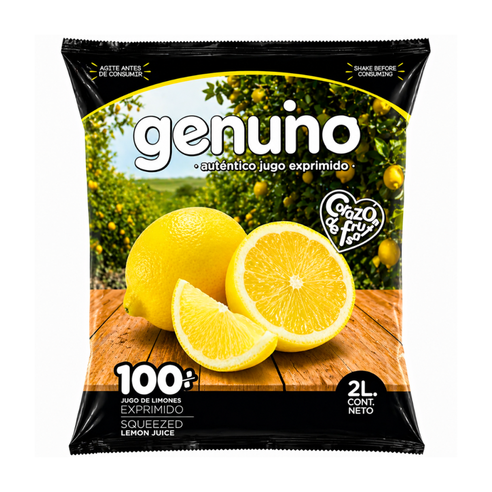 JUGO DE LIMON CONG. 5 X 2 LTS. GENUINO