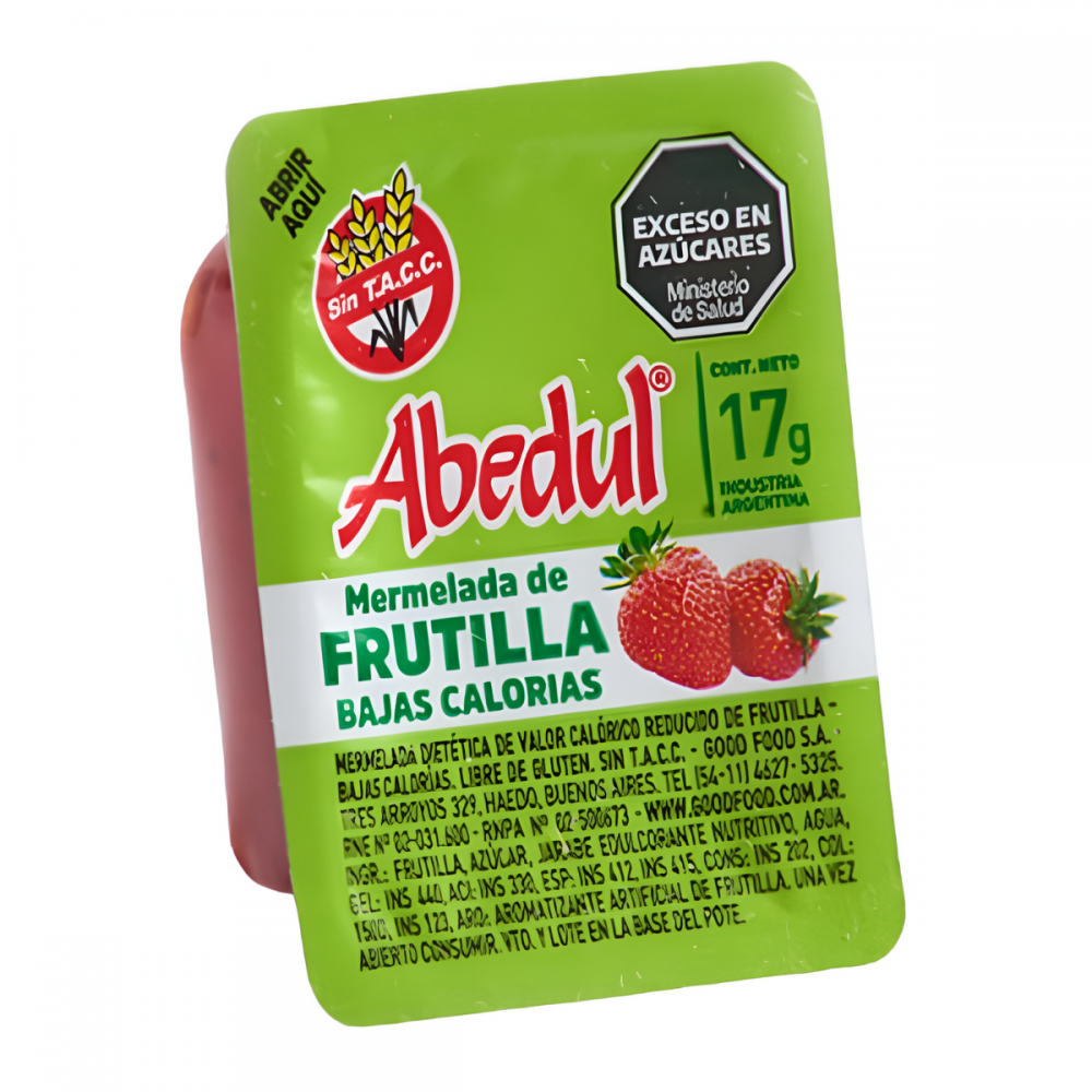 MERMELADA DIET FRUTILLA ABEDUL x 120 u.