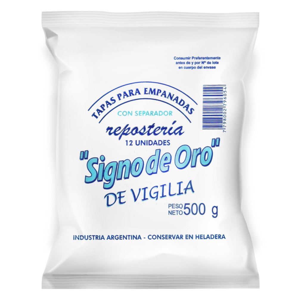 TAPA EMP.VIGILIA S.O. X 500 GRS X 12 UNID.