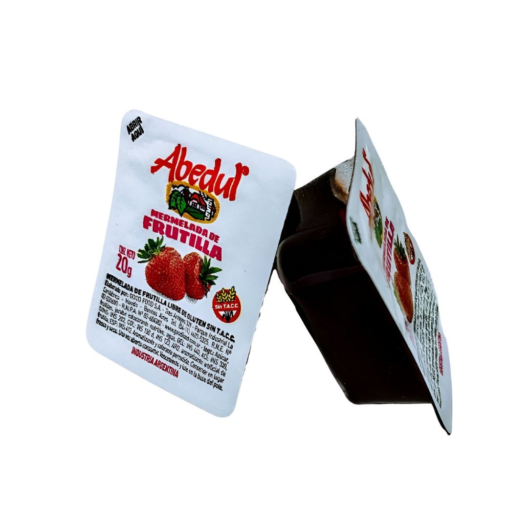 MERMELADA FRUTILLA ABEDUL x 108 u. x 20 g