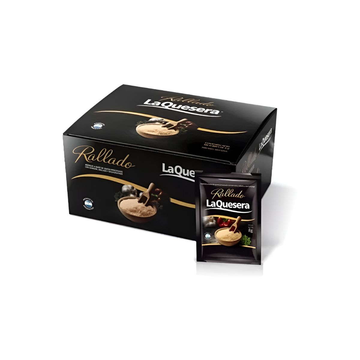 QUESO RALLADO LA QUESERA 6 CAJAS x100 u. x8g