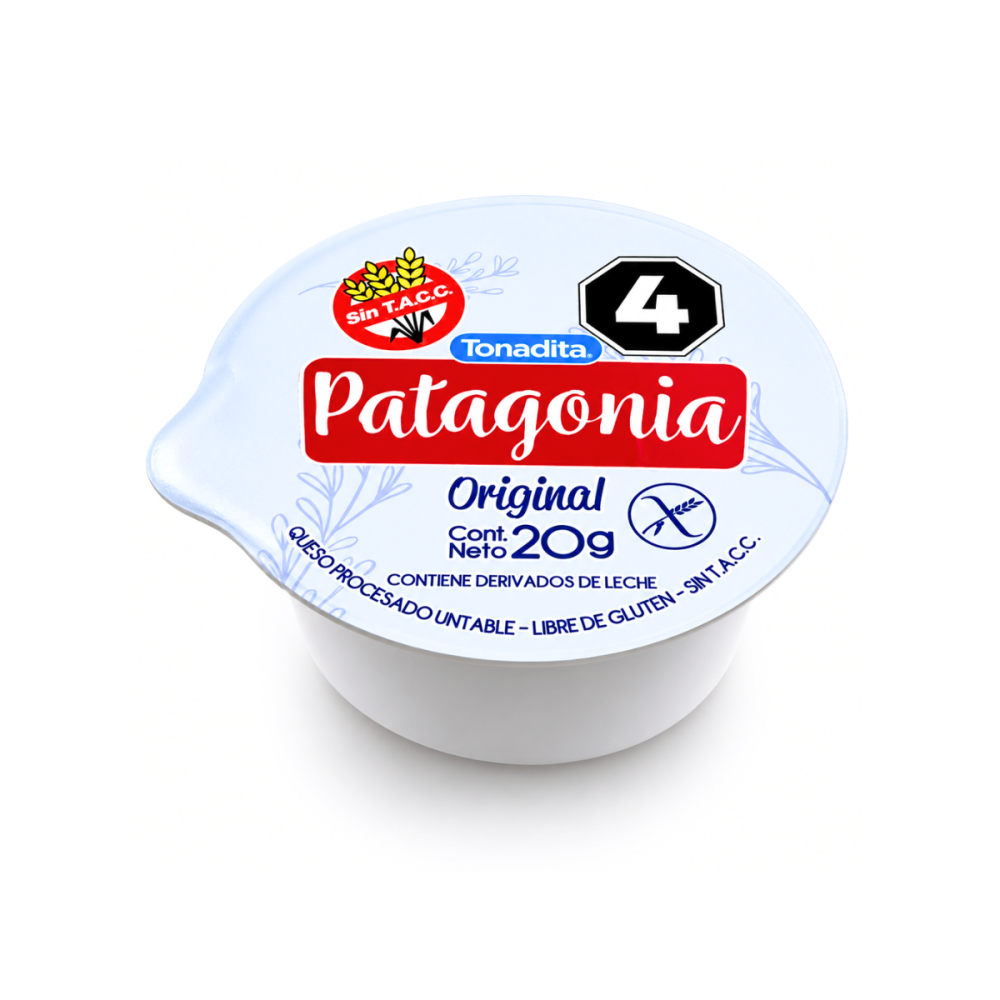 QUESO UNTABLE PATAGONIA TONADITA 90 x 20 grs