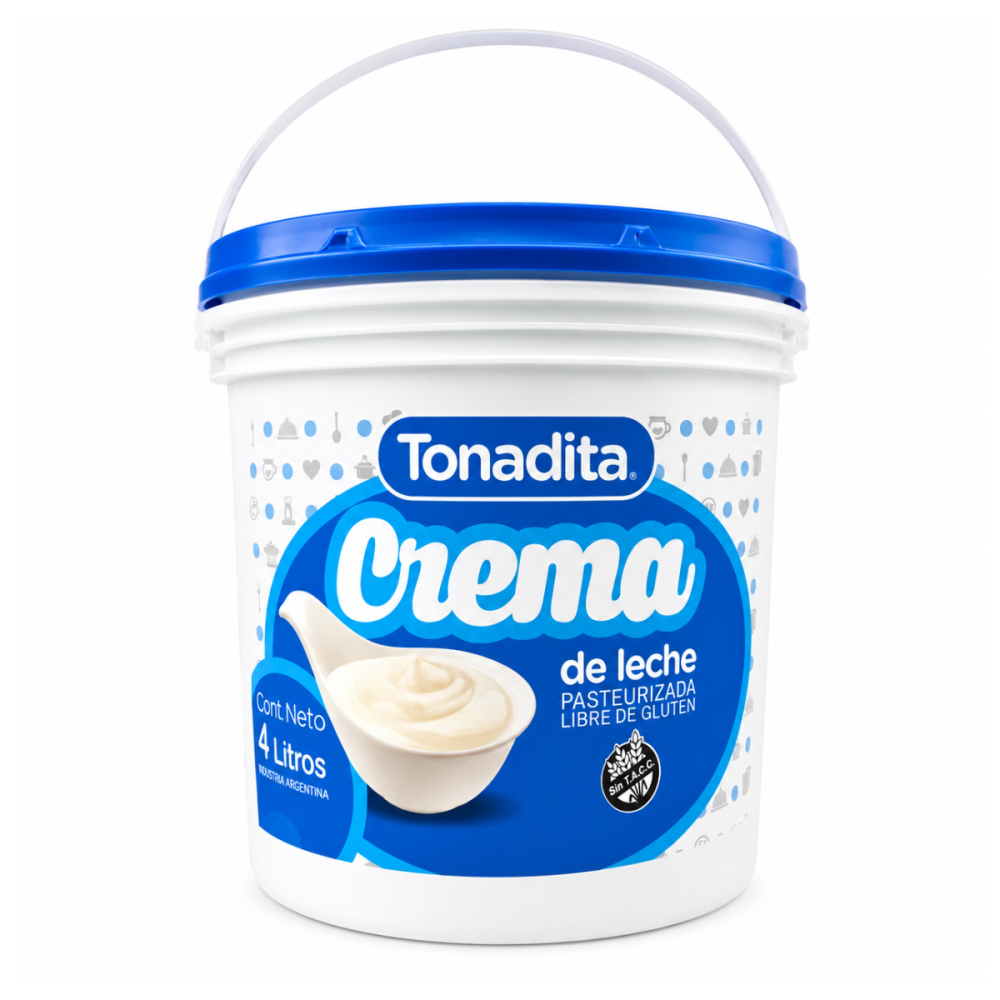 CREMA DE LECHE TONADITA x 4 LTS