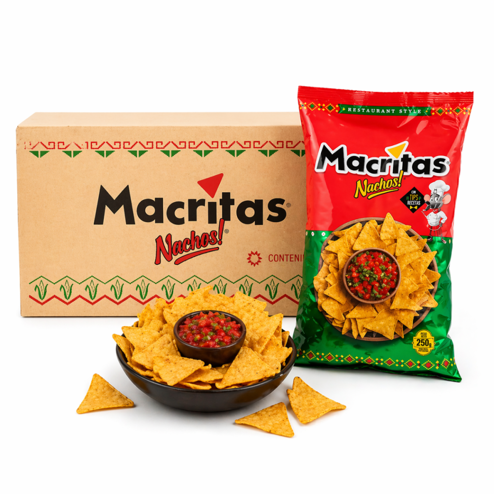 NACHOS MACRITA 15 X 250 GRS