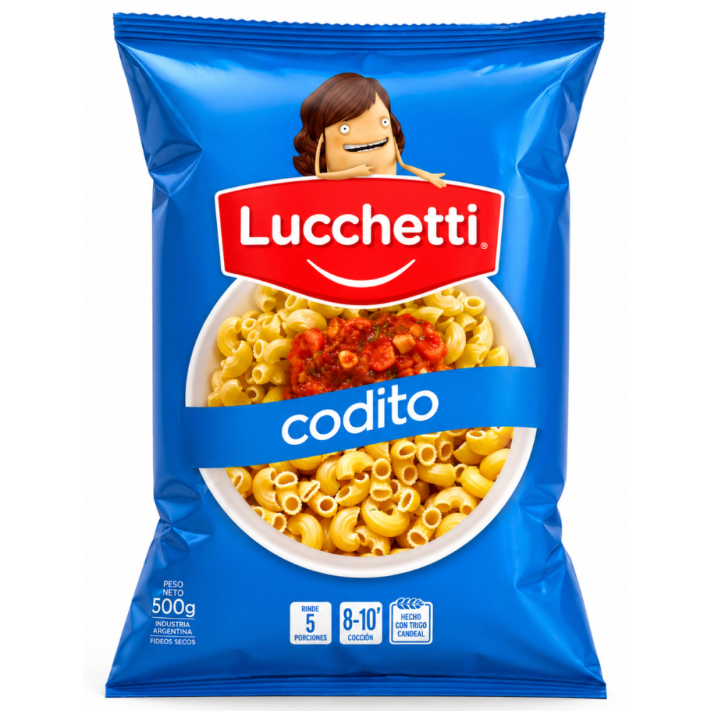 FIDEOS CODITO LUCCHETTI 15 X 500 GRS