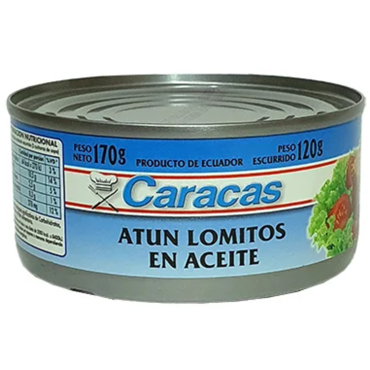 ATUN LOMITO ACEITE CARACAS 48 X 170 GRS