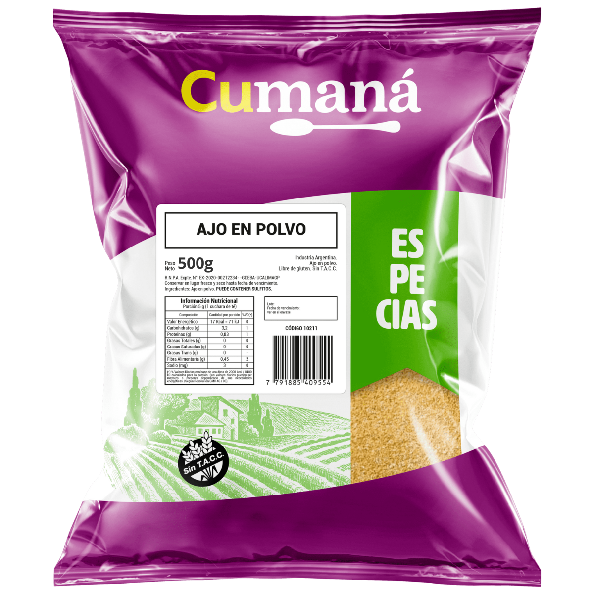 AJO EN POLVO X 1 KG BOLSA