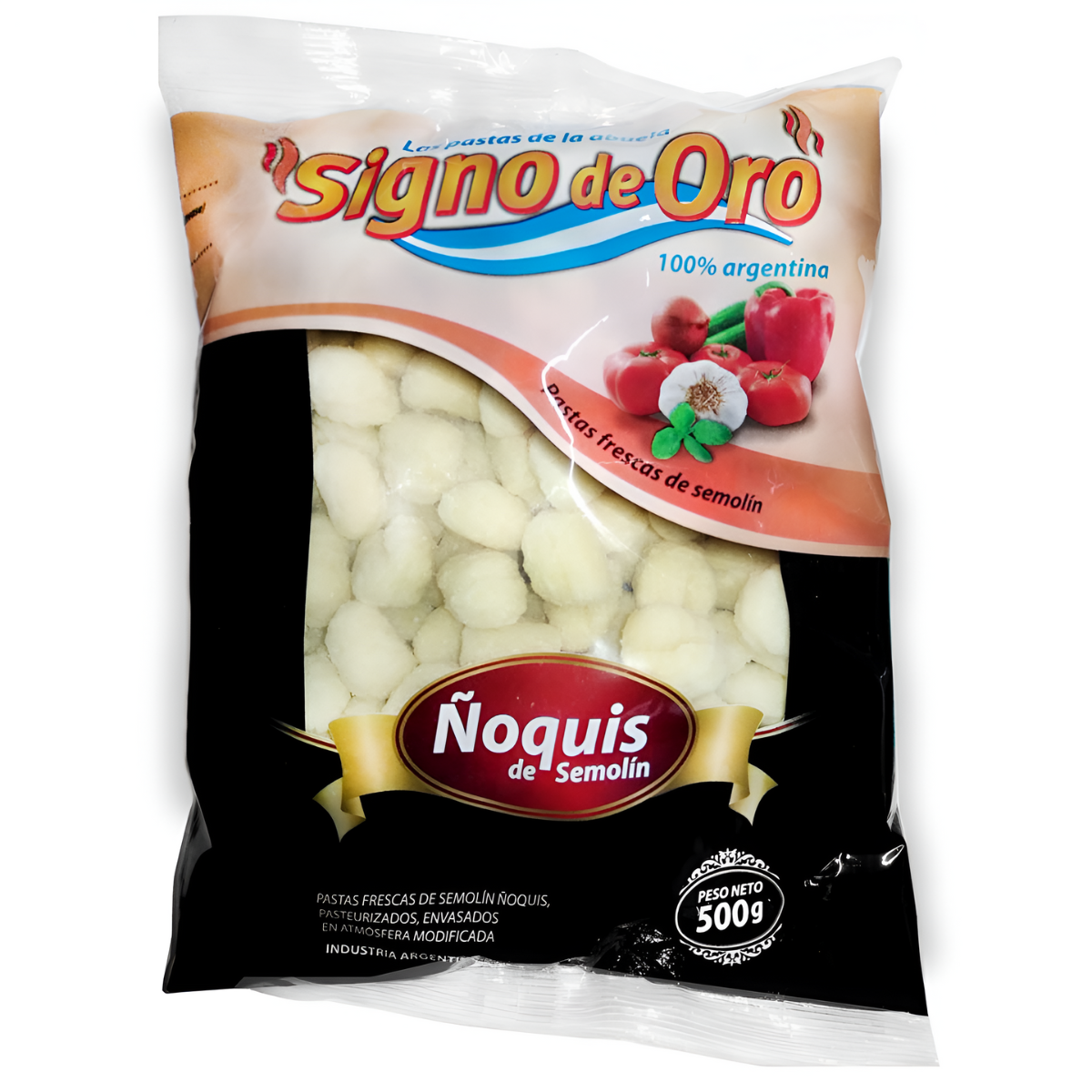 ÑOQUIS S. DE ORO X 500 GRS