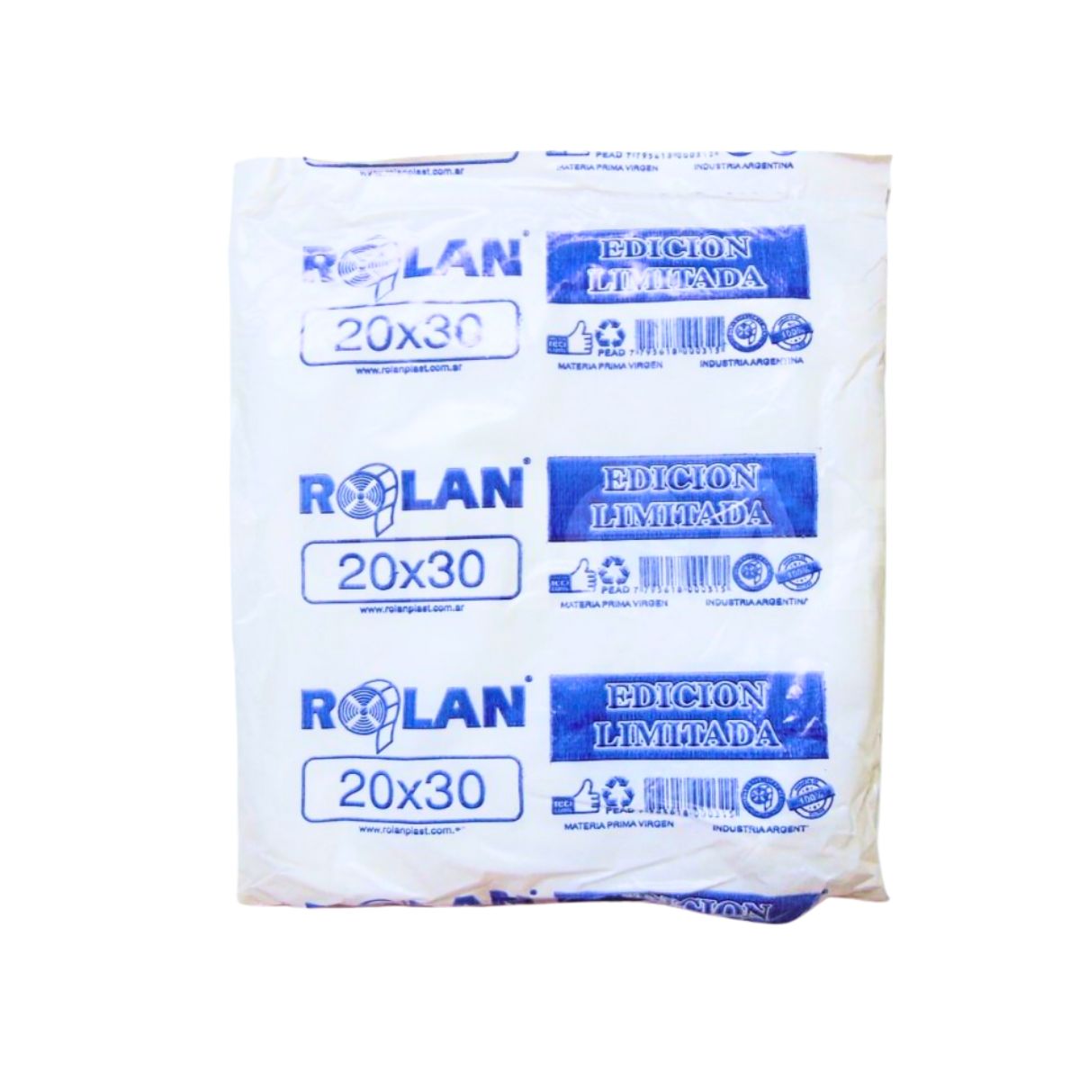 BOLSA CAMISET ROLANPLAST (20x30) 20 x100grs aprox