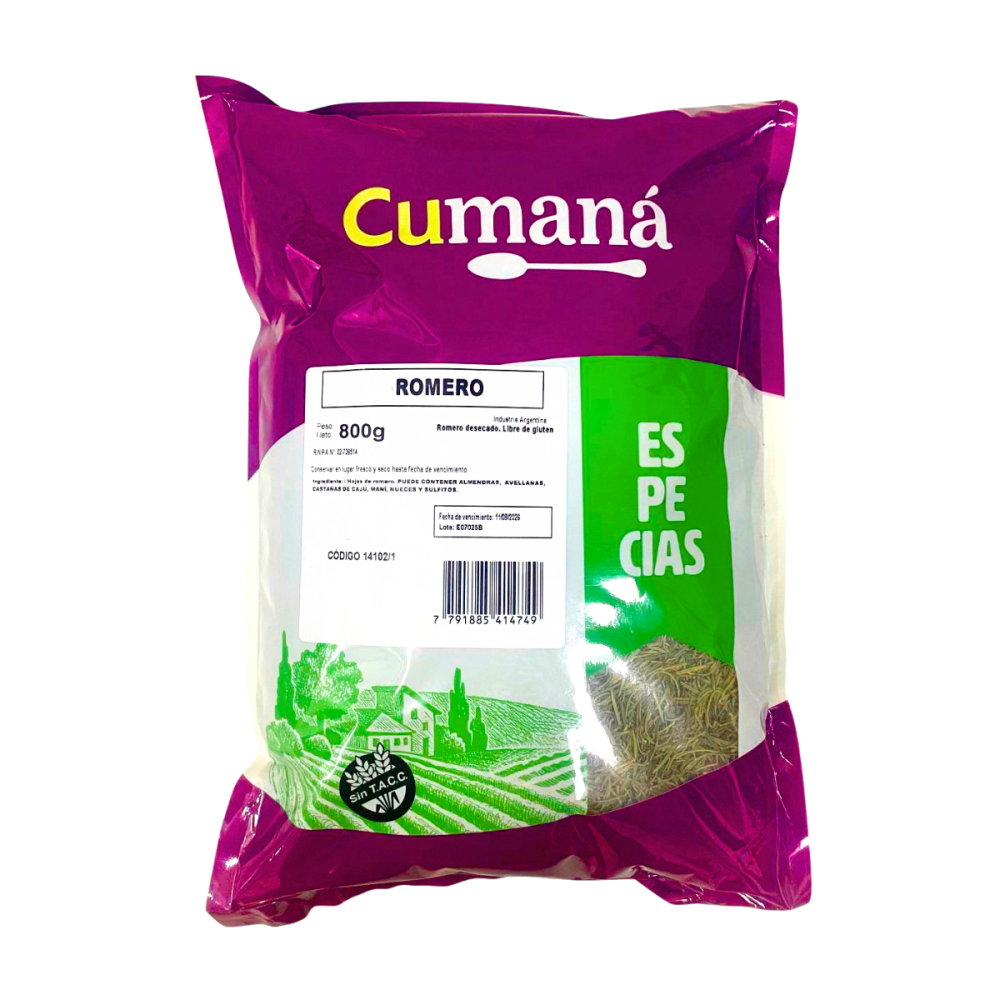 ROMERO CUMANA BOLSA 10 X 800 GRS