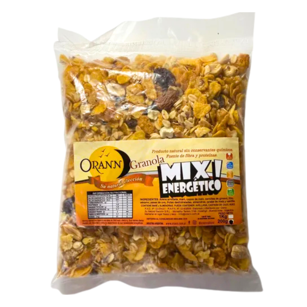 GRANOLA ORANN MIX ENERGETICO X 1 KG