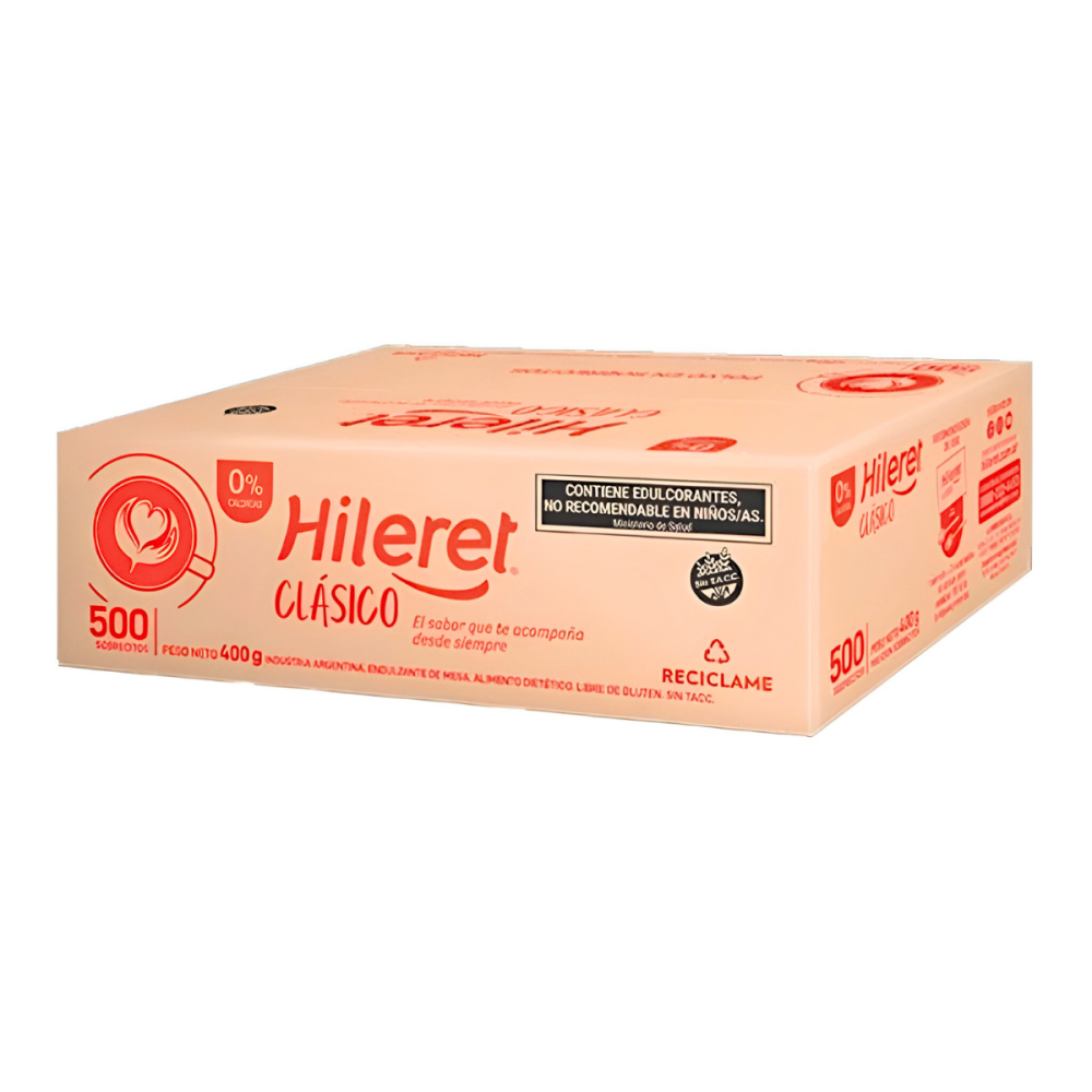 EDULCORANTE HILERET CLASICO X 500 SOB.
