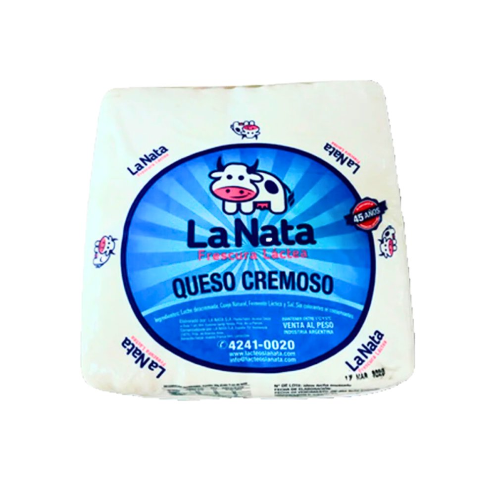 QUESO CREMOSO LA NATA x 1kg
