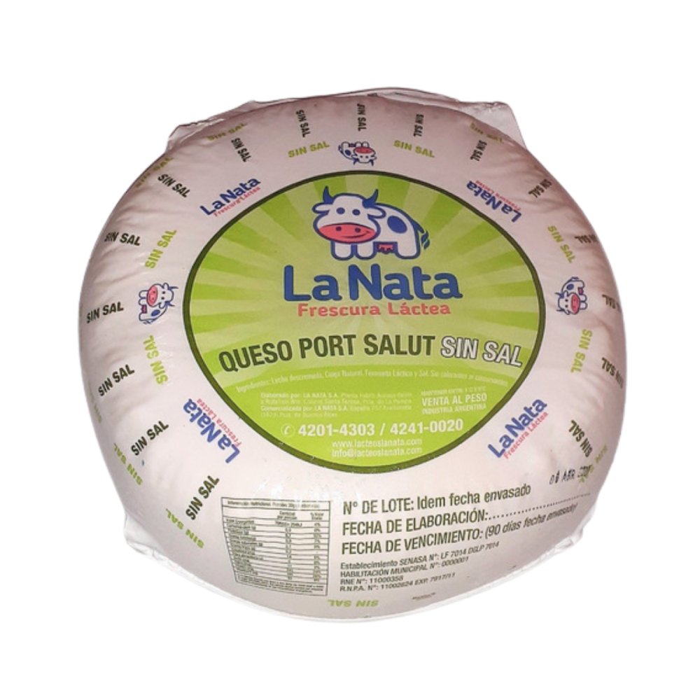   QUESO PORT SALUT LA NATA SIN SAL x kg