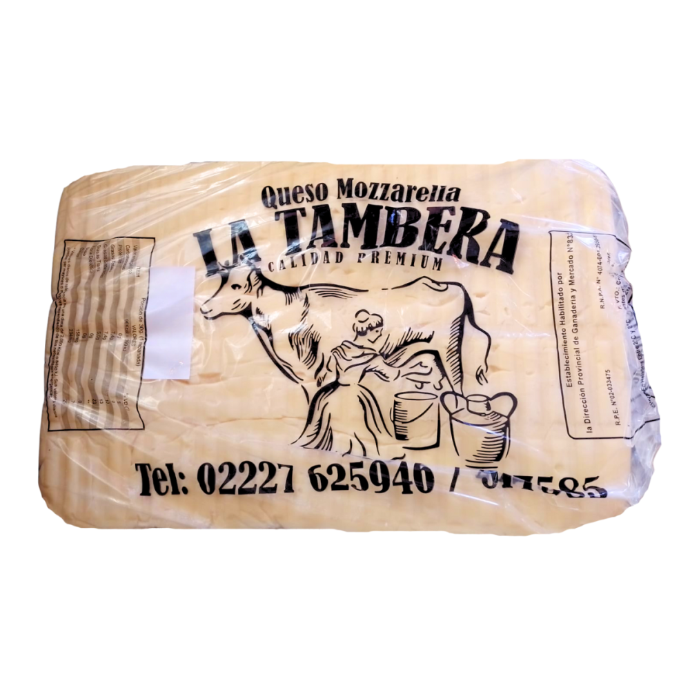 MUZZARELLA PLANCHA TRADICIONAL LA TAMBERA XKG