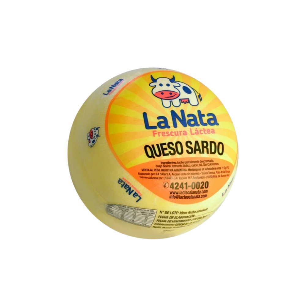 QUESO SARDO FRESC.L NATA AL VACIOxKg