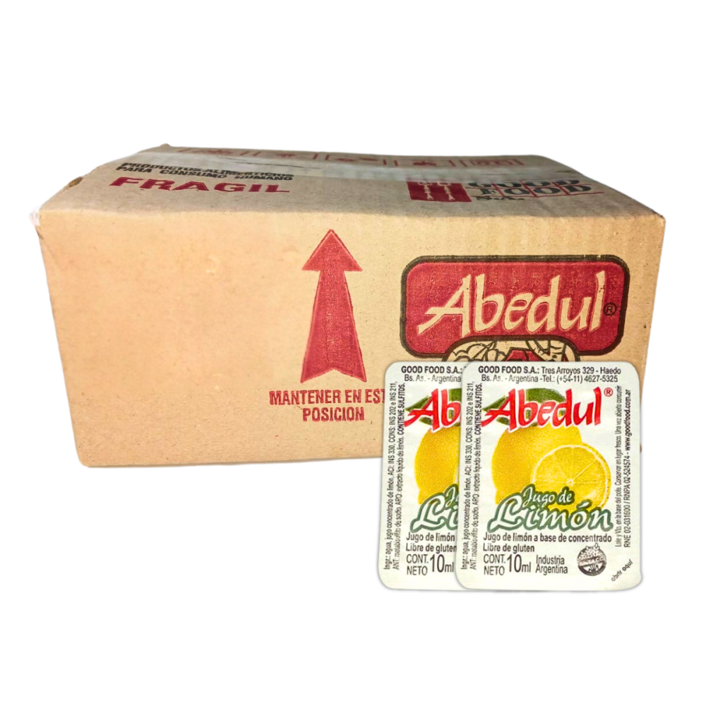 JUGO DE LIMON BLISTER ABEDUL 108 U X 10 CC
