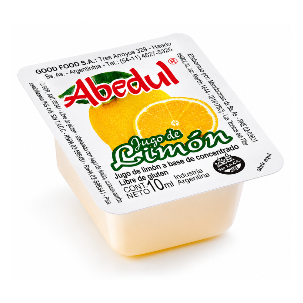 JUGO DE LIMON BLISTER ABEDUL 108 U X 10 CC