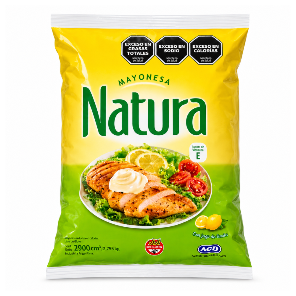MAYONESA NATURA 4 x 2900 cc