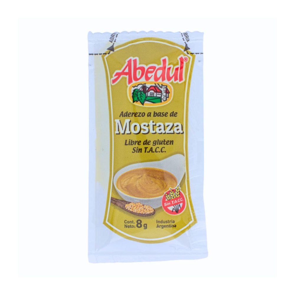MOSTAZA ABEDUL x 198 unid x 8 g