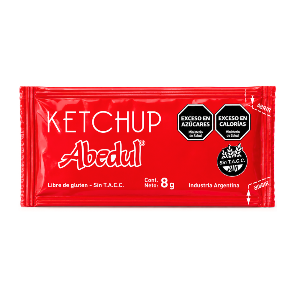 KETCHUP ABEDUL x 198 unid x  8 g