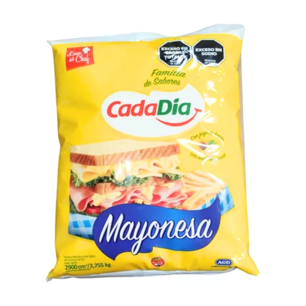 MAYONESA CADA DIA CHEF 4 x 2,755 kg