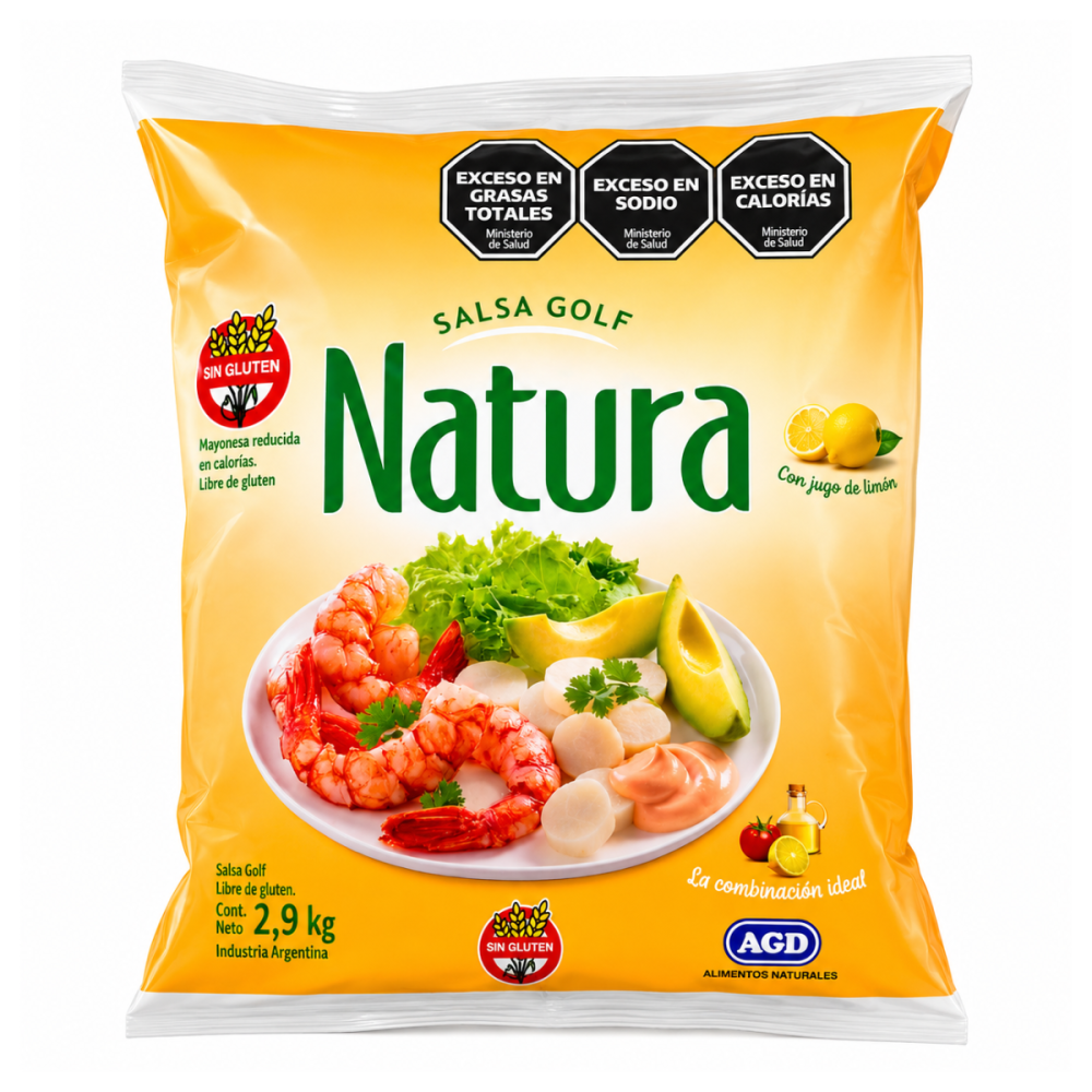 SALSA GOLF NATURA 4 bolsas x 3 kg