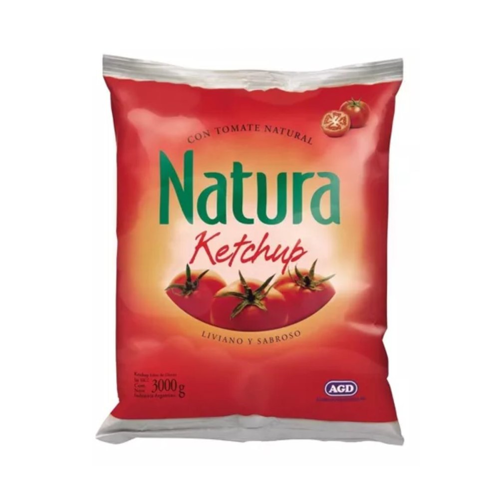 KETCHUP NATURA 4  bolsas x 3 kg