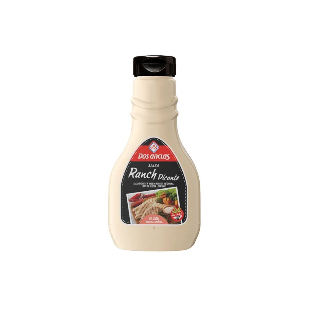 SALSA RANCH PICANTE DOS ANCLAS 8 x 250 gr