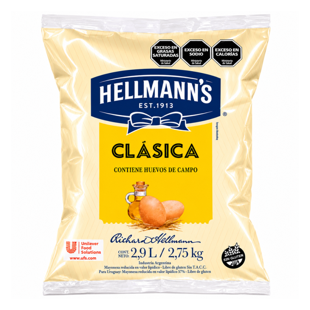 MAYONESA HELLMANN\'S 3 x 2.9 kg