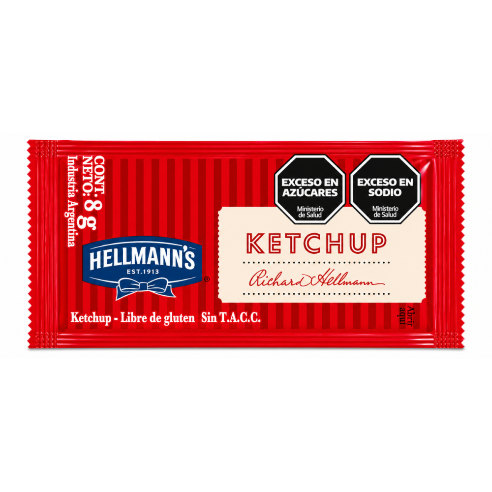 KETCHUP HELLMANS 196 u. x 8 g