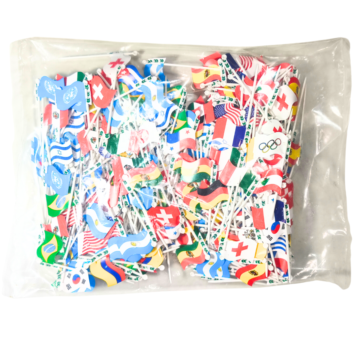 BANDERITAS PAISES x 500 aprox LUNCHITAS