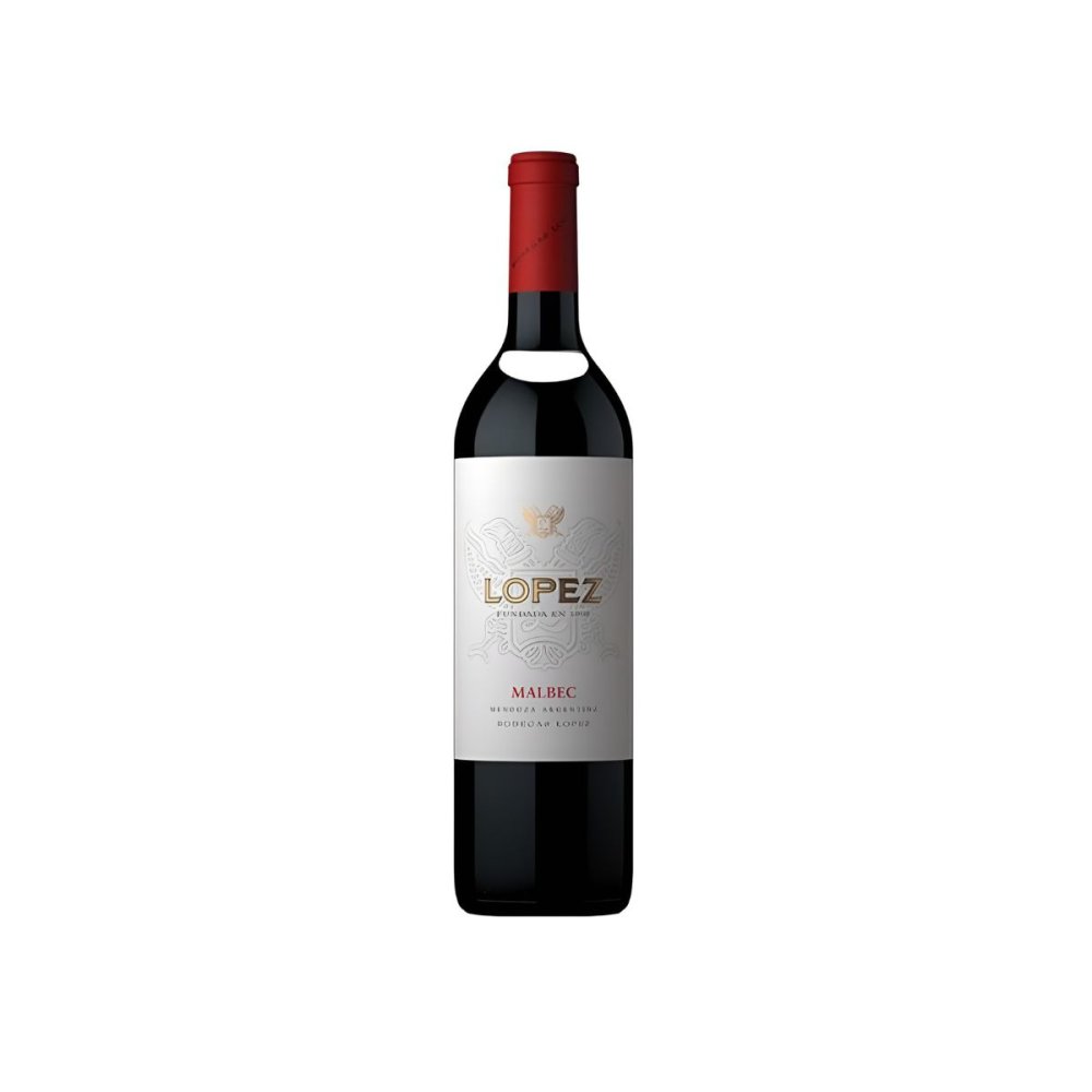 VINO BODEGAS LOPEZ MALBEC 12 botellas x 375cc