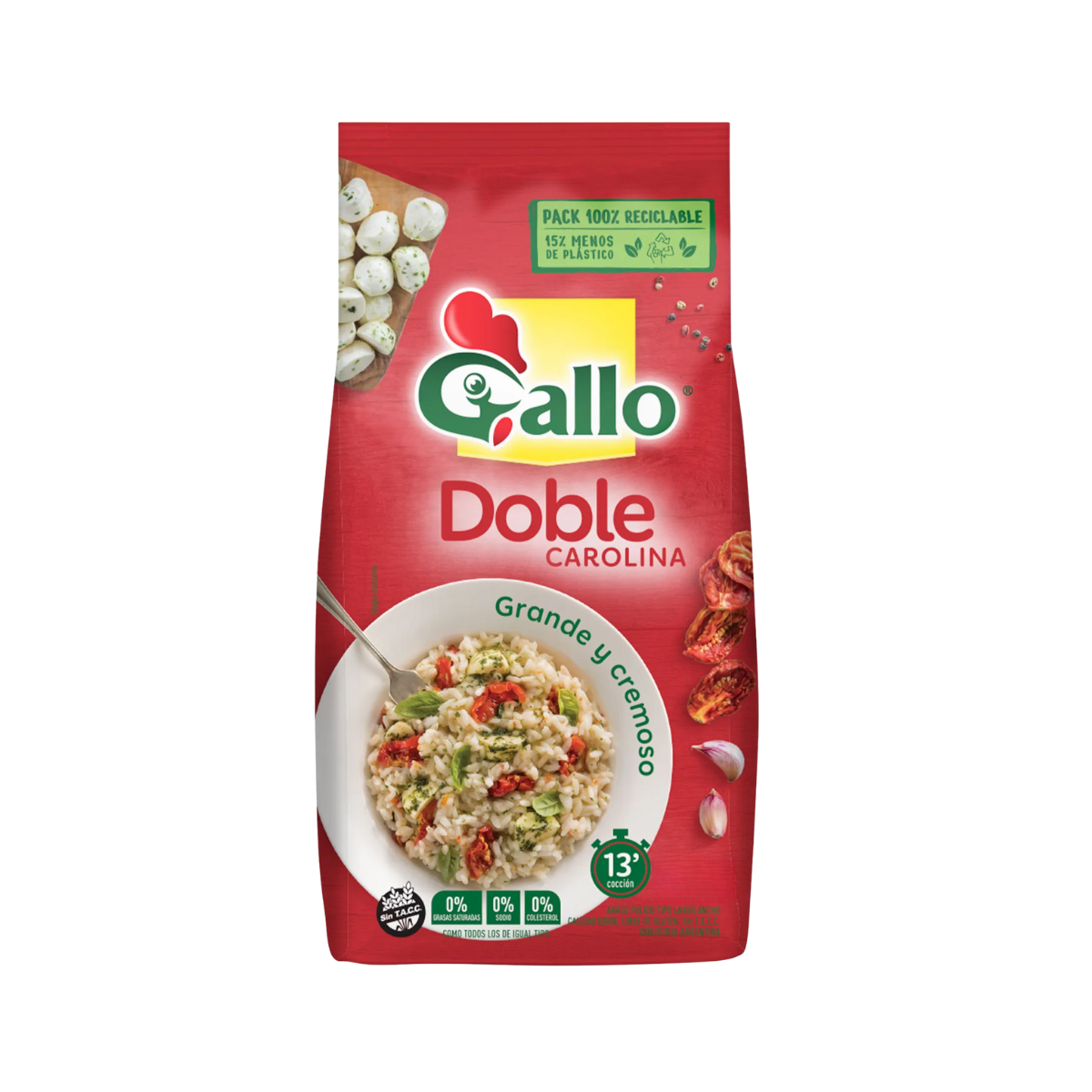 ARROZ GALLO DOBLE CAROLINA 10 x 1 KG