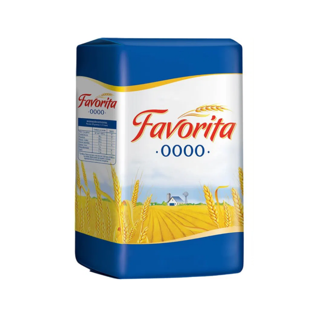 HARINA  0000  15 x1 kg favorita