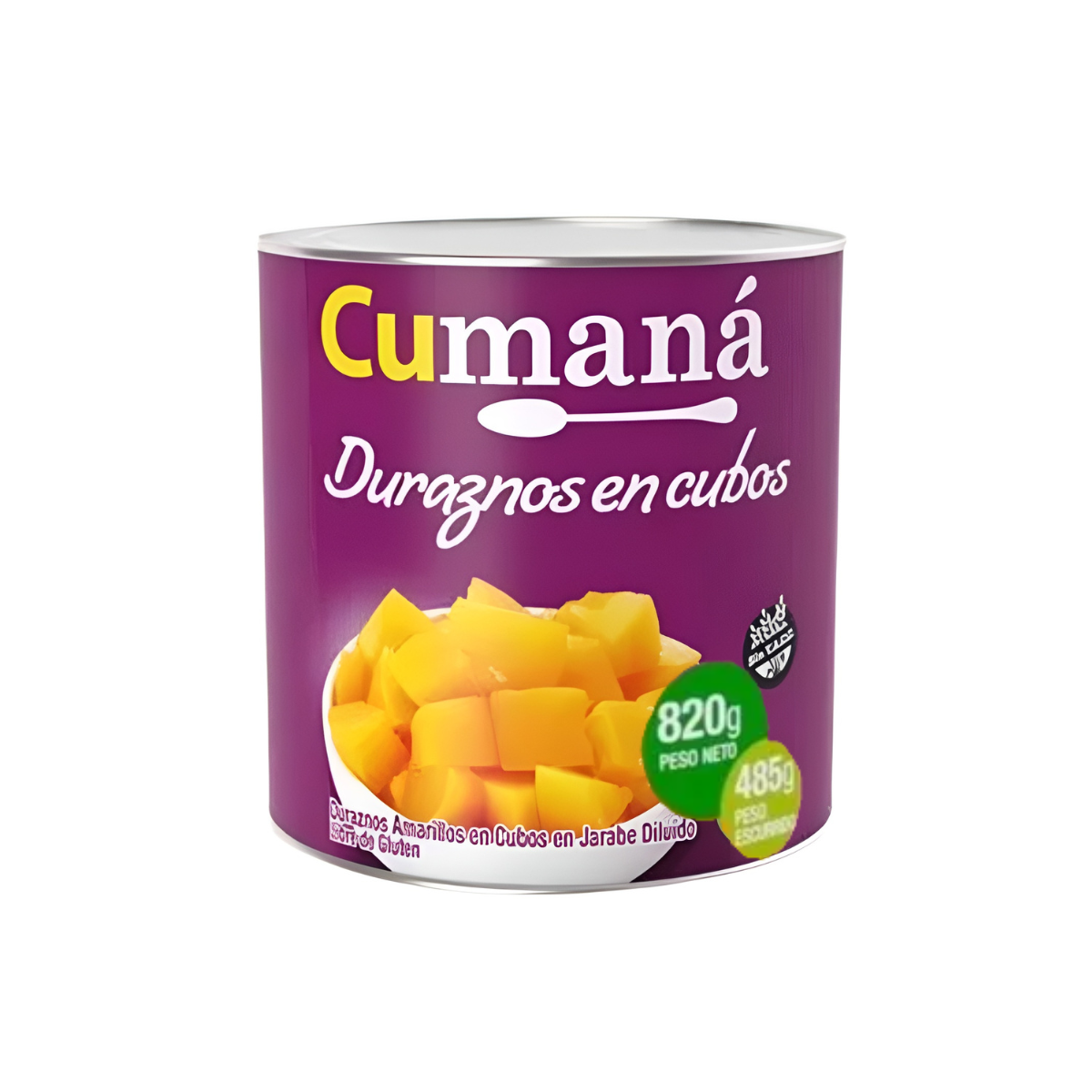 DURAZNO CUBO CUMANA X 850 GRS